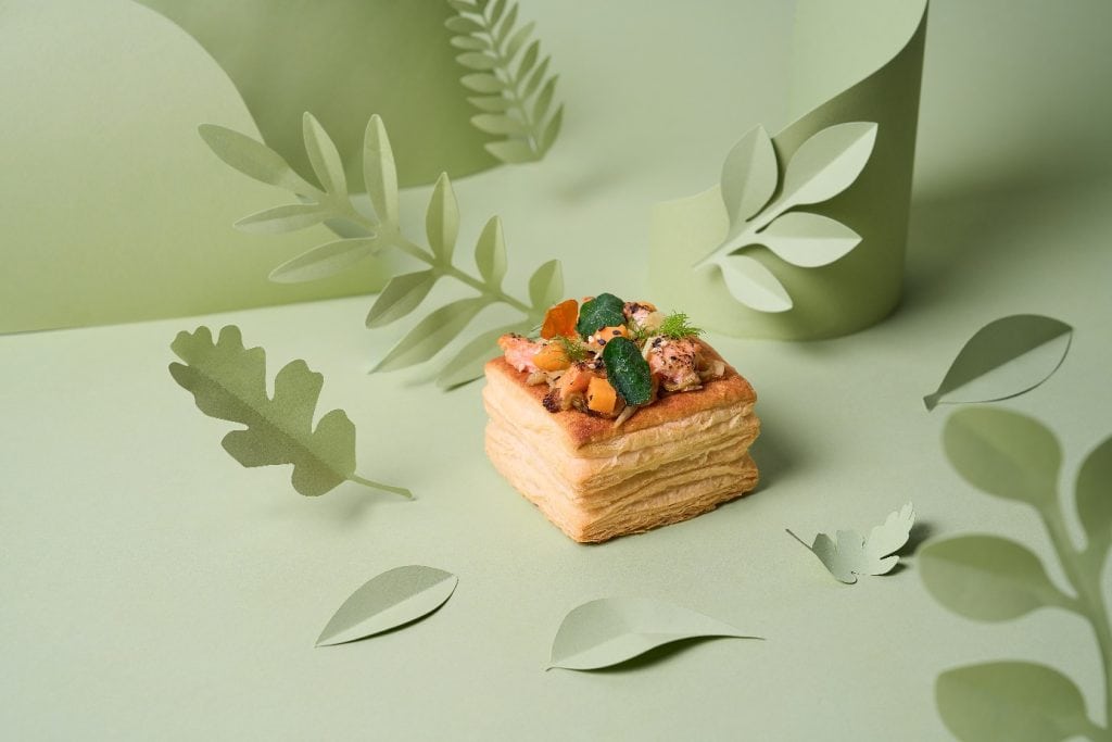 Bouchee Carree Au Saumon