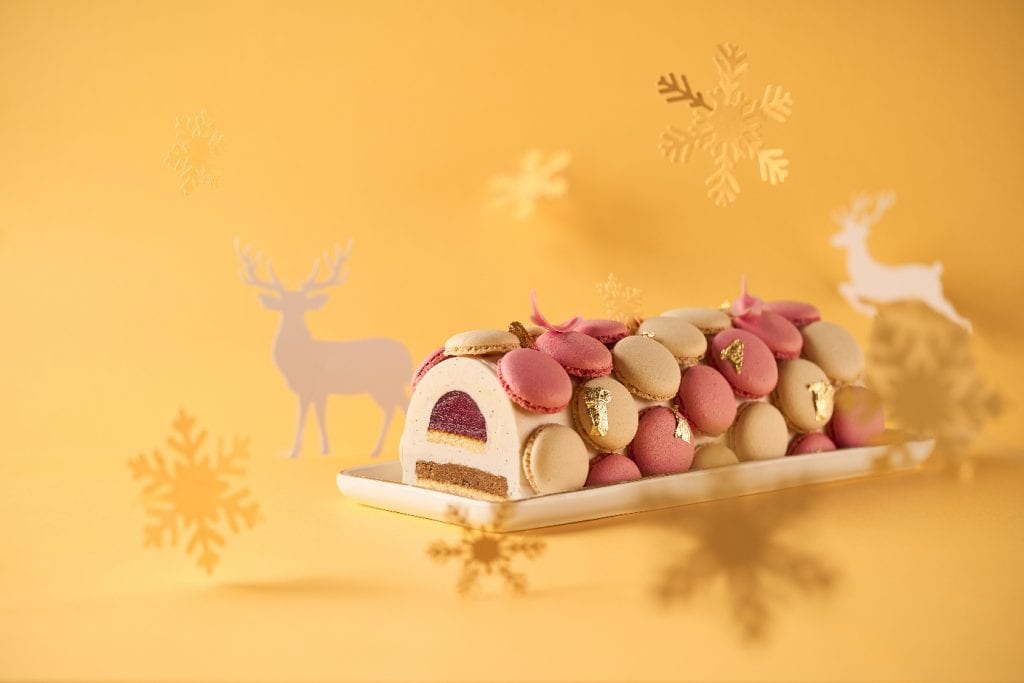 Buche Glacee Macarons