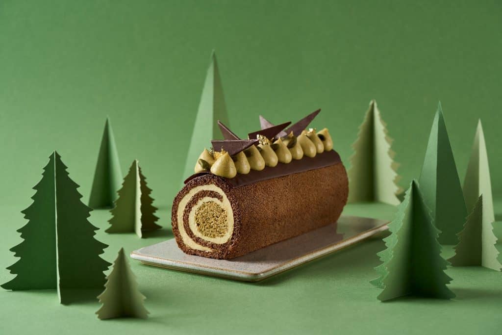 Buche Roulee Chocolat Dubai Style